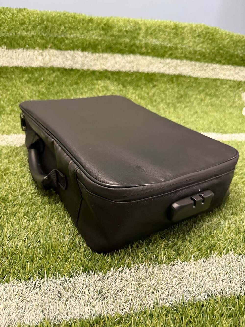 Black Multi-Layer Fireproof Document Box and File Storage Organizerl